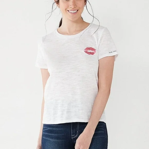 Nine West Embroidered Tee NWT - Picture 1 of 7